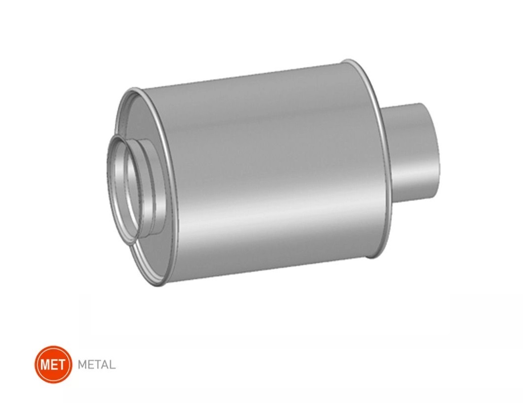 Silencioso Adaptação Tubo Cromado Caminhão Volvo FH, FM, NH - SI094